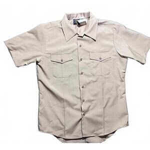Authentic U.S. Navy Originals Flying Cross Mens Large Khaki Uniform Shirt NWTUSA